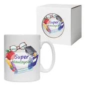 prezent na koniec roku szkolnego dla nauczyciela dzien edukacji narodowej kubek super nauczyciel