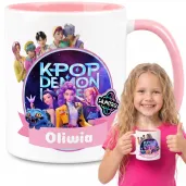 prezent na urodziny kubek k pop demon hunters personalizacja huntrix lowczynie demonow kpop