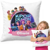 prezent na urodziny poszewka na poduszke k pop demon hunters personalizacja lowczynie demonow