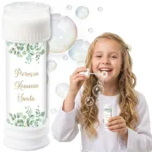 prezent podziekowanie banki mydlane pierwsza komunia swieta eukaliptus beauty dla dzieci