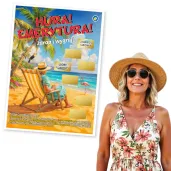 prezent z okazji przejscia na emeryture duza zdrapka hura emerytura emerytka upominek a4