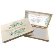 pudelko na banknoty komunia swieta eukaliptus beauty 20x10 5 cm