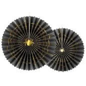 rozeta wiszaca trick or treat czarny partydeco 2 szt