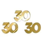 scrapki akrylowe liczba 30 mini zlote lustrzane 35x25 mm 3 szt