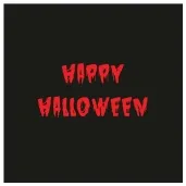 serwetki krwawe happy halloween czarno czerwony congee 33 cm 20 szt