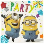 serwetki minionki party amscan 33 cm 16 szt