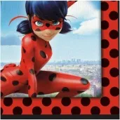 serwetki miraculous biedronka i czarny kot amscan 33 cm 20 szt