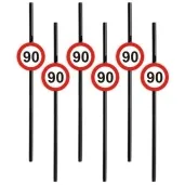 slomki 90 traffic birthday 21 cm 6 szt