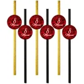 slomki dzien kobiet 8 marca czerwone roze 19 5 cm 6 szt