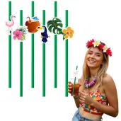 slomki hello aloha zielone 19 5 cm 6 szt