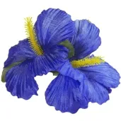 spinka do wlosow kwiaty hibiskus niebieski widmann