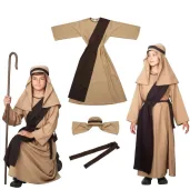 stroj dla dziecka na jaselka bal swietych jozef szata pasek nakrycie glowy 134 140