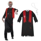 stroj dla mezczyzny na halloween ksiadz zombie smiffys rozm l xl