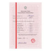 swiadectwo dla najlepszej tesciowej a4