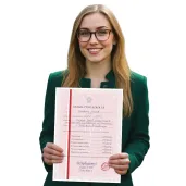 swiadectwo podziekowanie dla nauczyciela szkola srednia a4