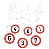 swiderki wiszace construction budowa traffic birthday amscan 6 szt