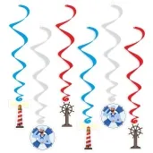 swiderki wiszace morska przygoda mix 6 szt