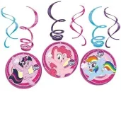 swiderki wiszace my little pony amscan 6 szt