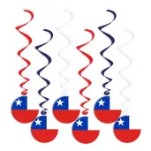 swiderki wiszace panstwa swiata chile 6 szt