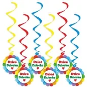 swiderki wiszace teczowy dzien dziecka 6 szt