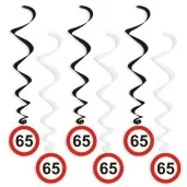 swiderki wiszace urodziny 65 traffic birthday 6 szt