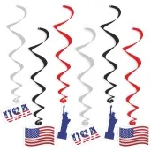 swiderki wiszace usa statua wolnosci mix 6 szt