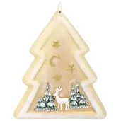 swieca choinka renifer kremowa adpal 170 140 mm