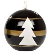 swieca kula choinka czarna adpal 80 mm