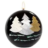 swieca kula choinki czarna adpal 80 mm