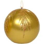 swieca kula galazki swierku zlota adpal 80 mm