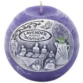 swieca kula lawendowa fi 100 bartek candles