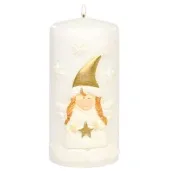 swieca pienkowa aniolek biala adpal 150 70 mm