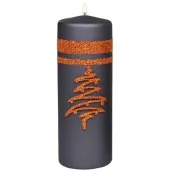 swieca pienkowa choinka czarna adpal 200 70 mm