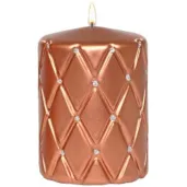 swieca pienkowa pikowana metaliczna miedziana adpal 100 70 mm