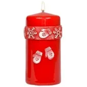 swieca pienkowa zimowe rekawiczki czerwona adpal 120 58 mm