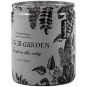 swieca w szkle rozany ogrod biala bolsius 82 mm