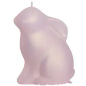 swieca wielkanoc matowy zajaczek rozowy bartek candles 120 mm