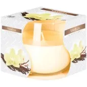 swieca zapachowa w szkle wanilia aura 7 cm