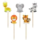 swieczki pikery dzikie zwierzaki godan 5 szt