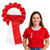 swieto 11 listopada konstytucja 3 maja kotylion narodowy flaga polski bialo czerwony