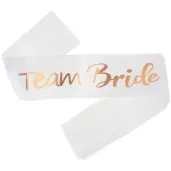 szarfa team bride rozowe zloto godan