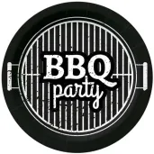 talerzyki papierowe bbq party paw 18 cm 10 szt