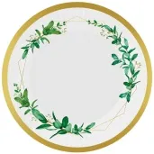 talerzyki papierowe celebrate listki godan 18 cm 6 szt