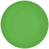 talerzyki papierowe classic okragle godan zielone 18 cm 6 szt