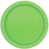 talerzyki papierowe eco classic limonkowe unique 23 cm 8 szt