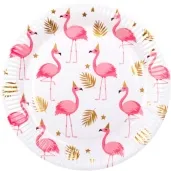 talerzyki papierowe flamingi hawajskie boland 23 cm 10 szt