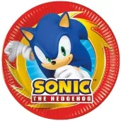 talerzyki papierowe sonic next generation procos 20 cm 8 szt