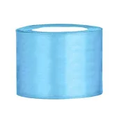 tasiemka satynowa classic blekitny partydeco 50 mm 25 m