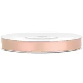 tasiemka satynowa classic brzoskwiniowa jasna partydeco 6 mm 25 m
