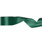 tasiemka satynowa classic zielony butelkowy partydeco 50 mm 25 m